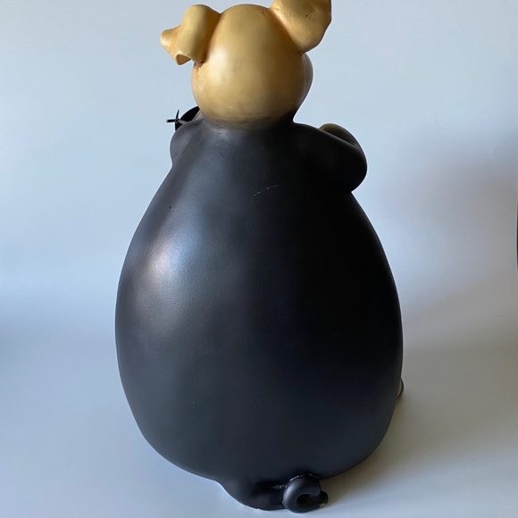 Anthropomorphic Pig Holding Book and Bucket Large (11") Vintage Scarce - Picture 6 of 8